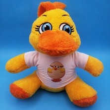 TCX Sevimli Peluş Civciv Tişörtlü 24 cm Dekoratif Oyuncak