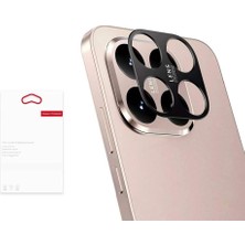Happy Trend Xiaomi Mi 15T Pro ile Uyumlu Kamera Lens Koruyucusu Temperli Cam 3D Koruma Siyah