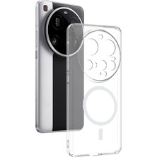 Happy Trend Xiaomi 15 Ultra Için Lumza Form Sararmaz Kamera Korumalı Magsafe Ile Uyumlu Şeffaf Telefon Kılıfı Arka Kapak