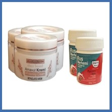 Evçem Three Brand Vücut Kremi 100 ml Arnavut Kremi3 Adet + Rus Merhemi 50 ml 2 Adet Evcem