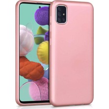 Samsung Galaxy A71 Için Kılıf Rose Gold [galaxy A71 ile Uyumlu Kılıf - Rose Gold]