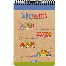 73575 Defter A4 Craft Spiralli Sert 100 Yaprak Çizgili 1775