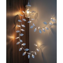 Twin Store Yaprak LED Işık Gümüş Yaldızlı Uczzzyaprakledışık-5