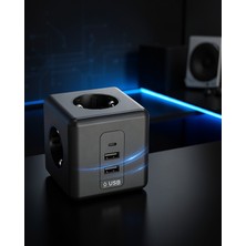 Twin Store Akım Korumalı 3440 Priz 3 Priz 3 Usb-A