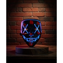 Twin Store LED Işıklı Neon Maske Uczzzledmaskeeeeee3