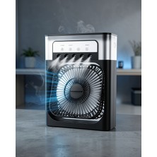 Twin Store Masaüstü Serinletici Püskürtmeli 5 Başlıklı 600 Ml, Type-C Bağlantılı