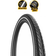 SkyWheel Rubena Flash 26X1.75 St+Rs 3mm Zırhlı, Reflektörü Bisiklet Asfalt Lastiği