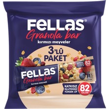 5 Adet Fellas Kırmızı Meyveli Granola Bar 3 x 23 G