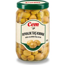 4 Adet Cem Ayvalık Taş Kırma Zeytin 400G 291-350 Ad/kg