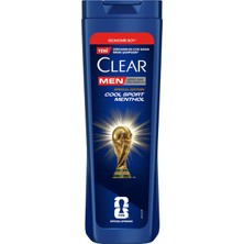 4 Adet Clear Men Kepeğe Karşı Etkili Şampuan Cool Sport Menthol 600 ml