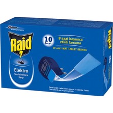 3 Adet Raid Elektro Isıtıcı + 10 Mat Tablet