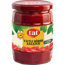 5 Adet Tat Tatlı Biber Salçası Cam 550 G