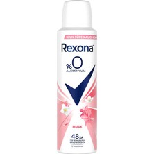 5 Adet Rexona Musk Sprey Deodorant 150 ml