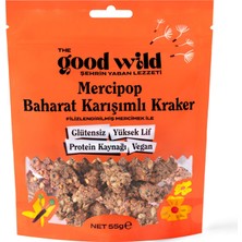 4 Adet The Good Wild Mercipop Baharat Karışımlı Kraker 55 G