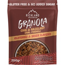 4 Adet Richland Chai Fındıklı Granola 200 G