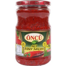 4 Adet Öncü Biber Salçası Acı Cam 700 G