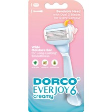 4 Adet Dorco Everjoy6 Sistem Tıraş Makinesi 1up