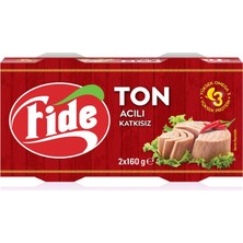 5 Adet Fide Acılı Ton Balığı 2 x 160 G