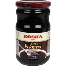 5 Adet Koska Üzüm Pekmezi Cam Kavanoz 800 G
