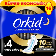 5 Adet Orkid Ultra Gece Ekstra 16 Adet