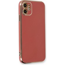 Elivora Apple iPhone 11 Kılıf Volet Silikon - Kırmızı
