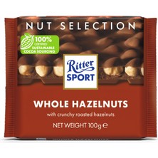 3 Adet Ritter Sport Fındıklı Tablet Çikolata 100 G