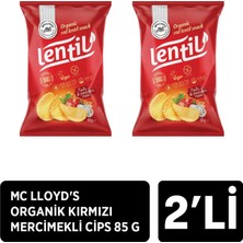 3 Adet Mclloyd's Organik Kırmızı Mercimekli Cips 2 x 85 G