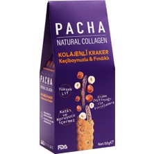 5 Adet Pacha Natural Collagen Keçiboynuzlu & Fındıklı Kolajenli Kraker 50 G
