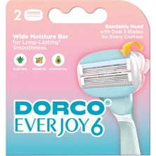 3 Adet Dorco Everjoy6 Yedek Bıçak 6 Bıçaklı Sistem 2'li