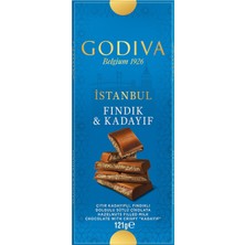 5 Adet Godiva Istanbul Fındıklı & Kadayıflı Tablet Çikolata 121 G