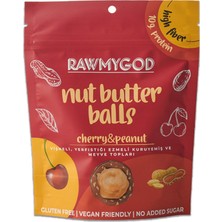 4 Adet Rawmygod Vişne Yerfıstığı Ezmeli Meyve Topları 84 G