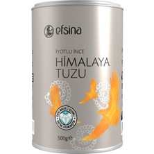 2 Adet Efsina Himalaya Tuzu Ince Silindir Kutu 500 G