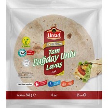5 Adet Untad Premium Tam Buğday Unlu Lavaş 8'li 560 G