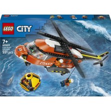 LEGO City 60503 Sahil Güvenlik Helikopteri 551 Parça