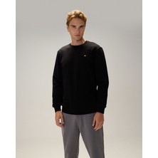 Ellesse 5WM3579 Siyah Erkek Sweatshirt 5WM3579