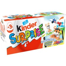 4 Adet Kinder Surprise 3'lü 60 G