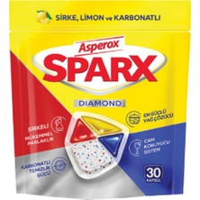 5 Adet Asperox Sparx Bulaşık Makinası Kapsülü 30'lu