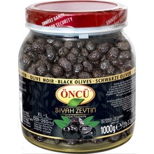 5 Adet Öncü Doğal Salamura Siyah Zeytin 201-260AD/KG 1 kg