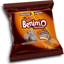 5 Adet Eti Benimo Çikolata Kaplamalı Hindistan Cevizli Bisküvi 240G