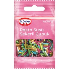 5 Adet Dr. Oetker Çubuk Pasta Süsü