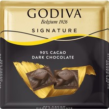 4 Adet Godiva %90 Bitter Çikolata Kare 52G