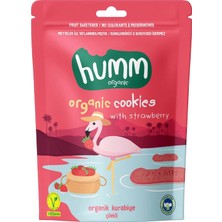 5 Adet Humm Organik Bebe Bisküvisi Çilekli 55 G