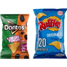 5 Adet Doritos Değiş Tokuş Biftek Soğan ve Ruffles Sade Cips