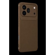 Milas Toptan Huawei Honor 600 Pro Auto Focus Karbon Kapak - Kahverengi