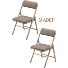 Hey Modüler Mobilya Hey Katlanır Kapiçino Kahve Kamp Sandalyesi Piknik Sandalyesi  2'li