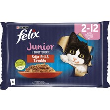 4 Adet Felix 4X85 gr Eko Yavru Kedi Poşet