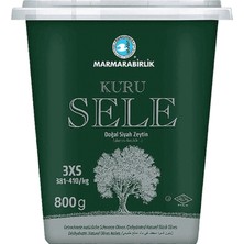 4 Adet Marmarabirlik Kuru Sele Siyah Zeytin 3xs 800 G