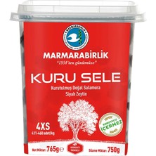 3 Adet Marmarabirlik Kuru Sele Siyah Zeytin 4xs 750 G