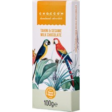 2 Adet Choccom Tahin Susam Fındık Dolgulu Sütlü Çikolata 100 G