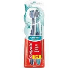 3 Adet Colgate 360 Komple Ağız Temizliği Orta Diş Fırçası